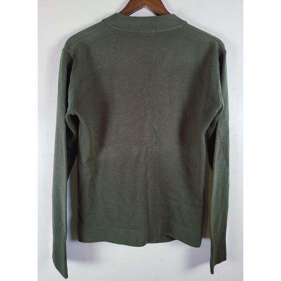 VTG Broadway Knitting Mills Mens Cardigan 60s-70s Grunge Rockabilly Mod - Picture 2 of 6